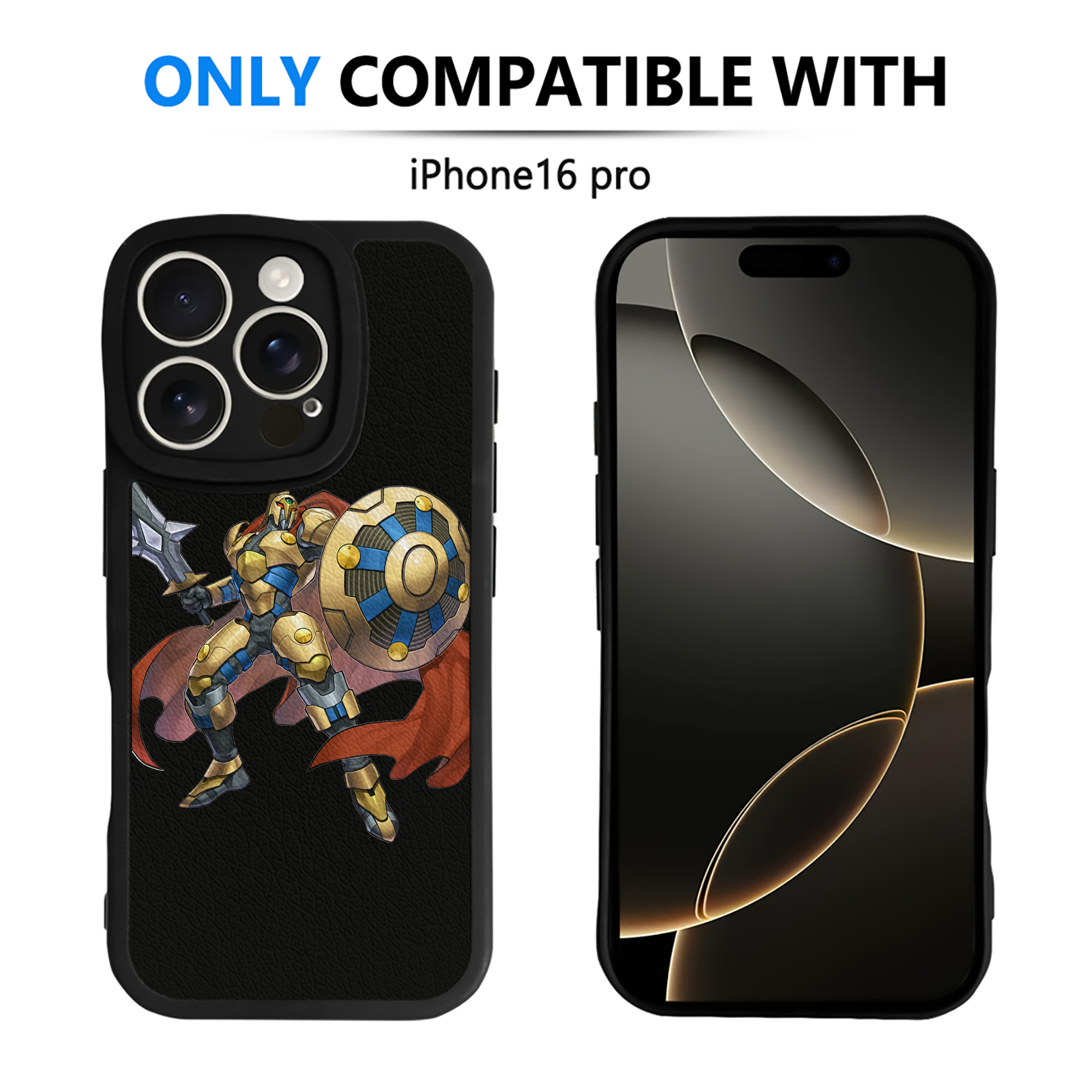 （画像用） 遊☆戯☆王 Yu-Gi-Oh! 【iPhone 16シリーズ対応】シリコンスマホケース（レザー調） 材質：シリコン
